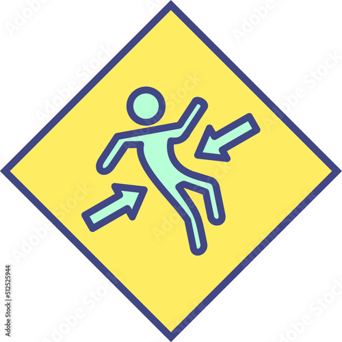 Crush Zone Vector Icon
