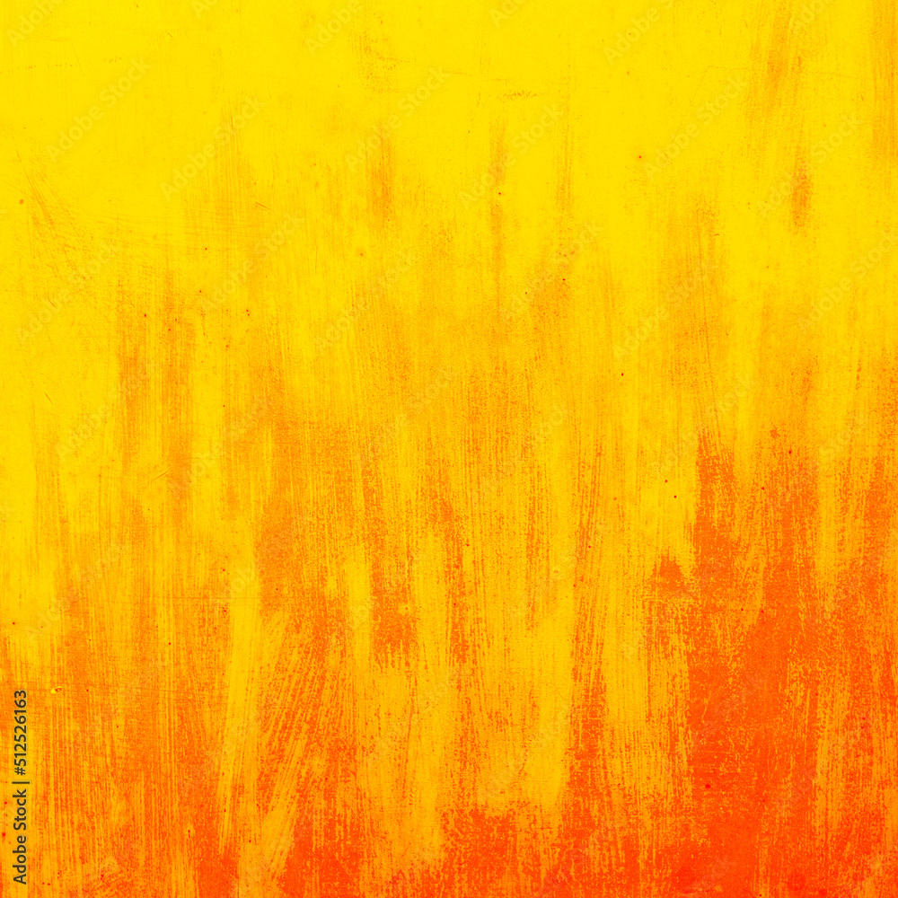 red and yellow painted wall texture colorful abstract pattern grunge background
