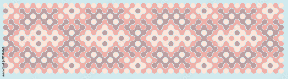 Multicolor truchet tiling connections illustration Multicolor truchet tiling connections illustration