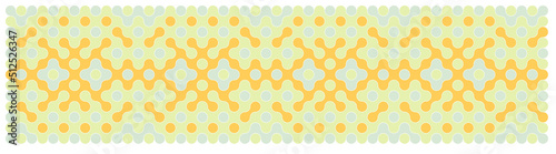 Multicolor truchet tiling connections illustration