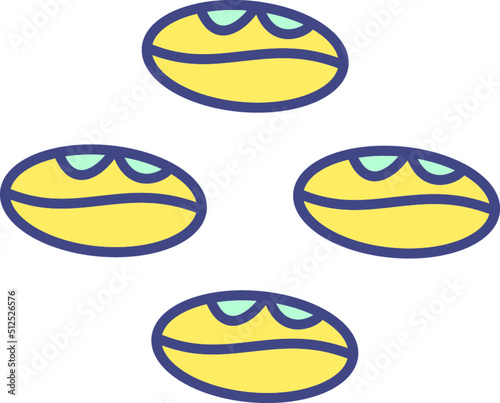 Coffee Beans Vector Icon