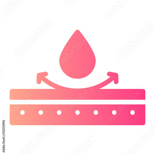 Water Resistant gradient icon