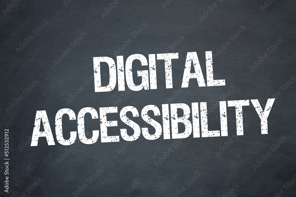 Fototapeta premium Digital accessibility