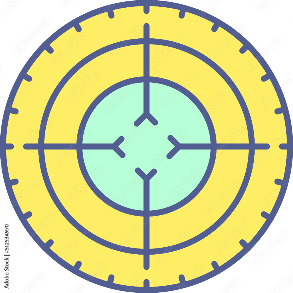 Unique Line Filled Icon Unique Line Filled Icon