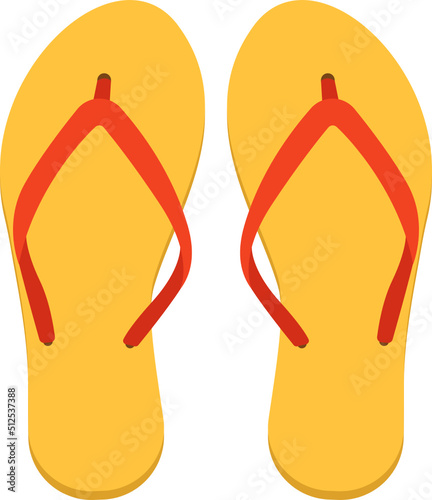 Flip flops clipart design illustration