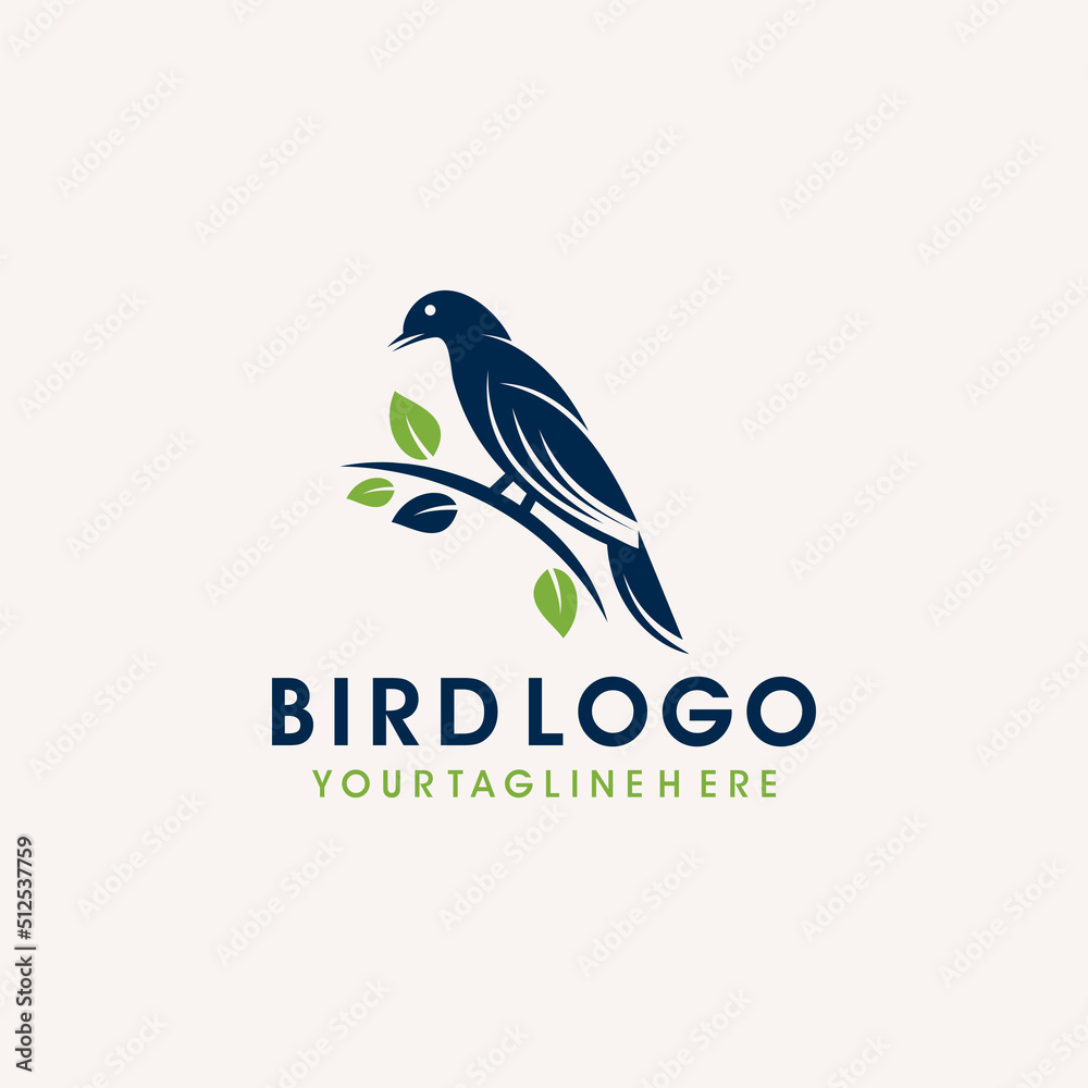 Bird logo design vector illustration Bird logo design vector illustration
