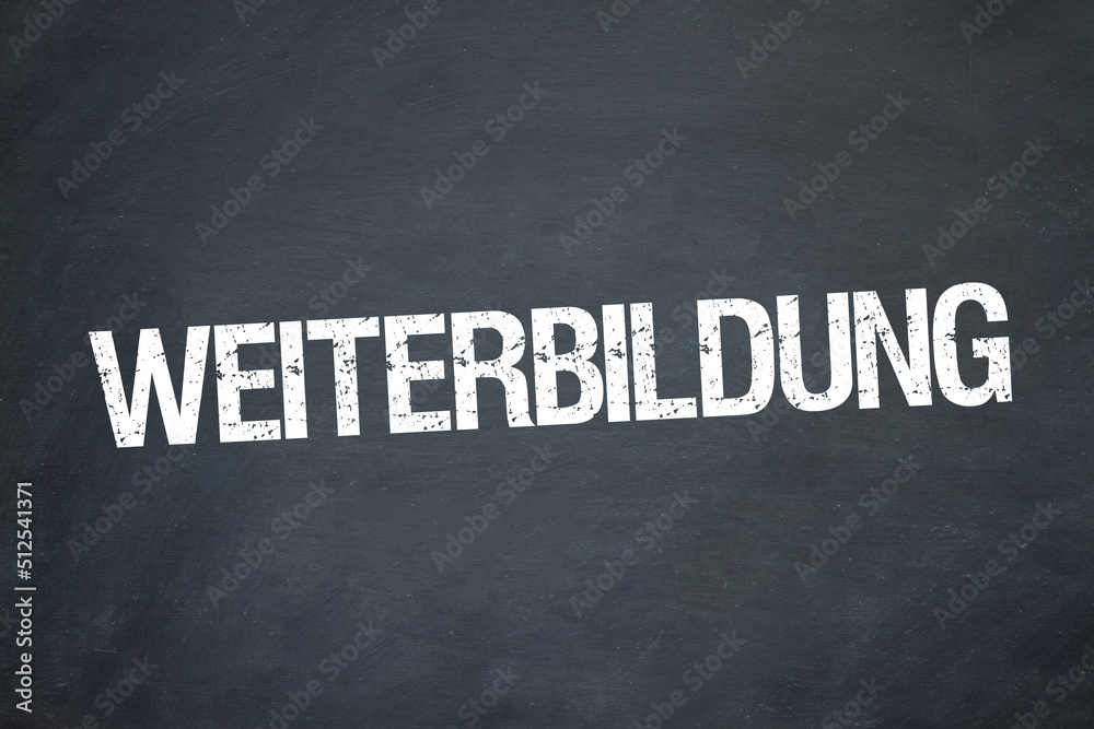 Obraz premium Weiterbildung