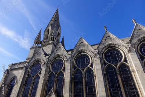 Eglise Saint-Géry néogothique d'Arras dans le Pas-deCalais - France