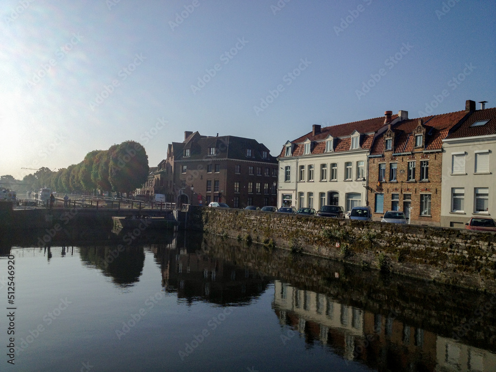 European townscape along the river