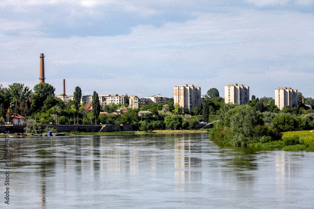 Soroca city along the Dniestr river, Moldova
