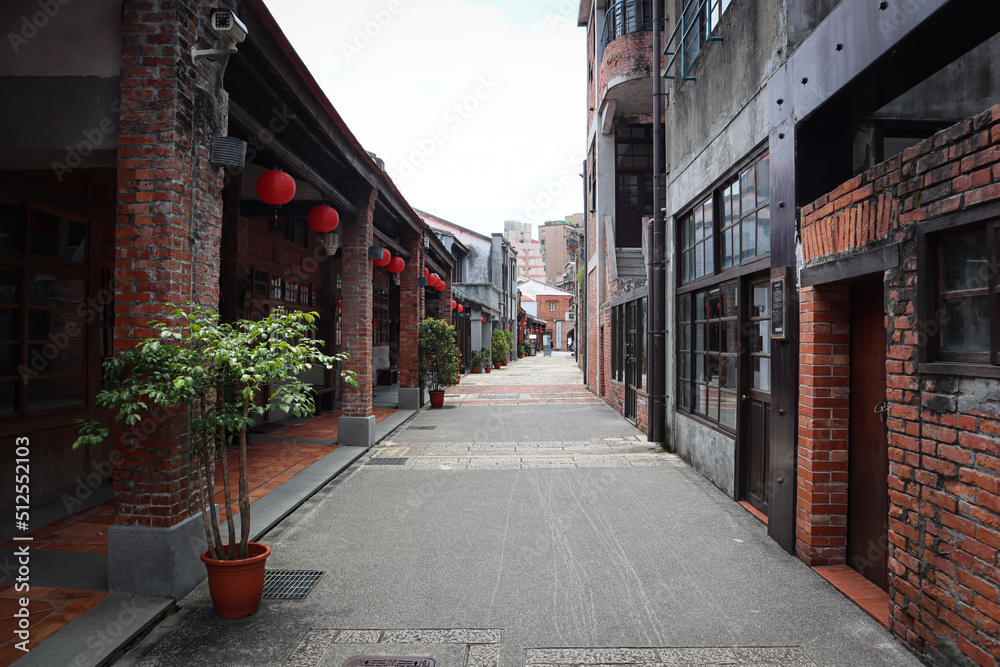Fototapeta premium Asian street view in the old town