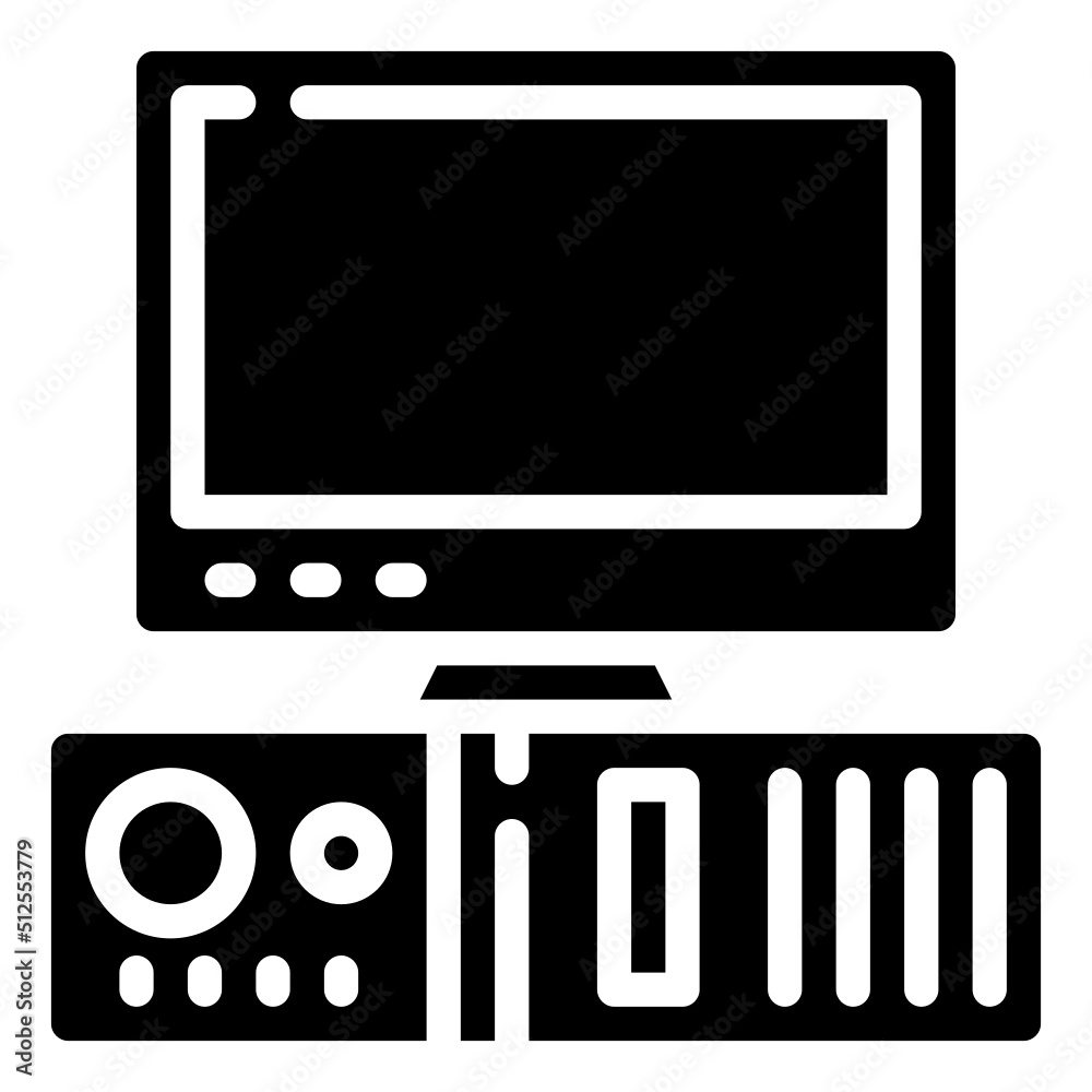 COMPUTER glyph icon,linear,outline,graphic,illustration COMPUTER glyph icon,linear,outline,graphic,illustration