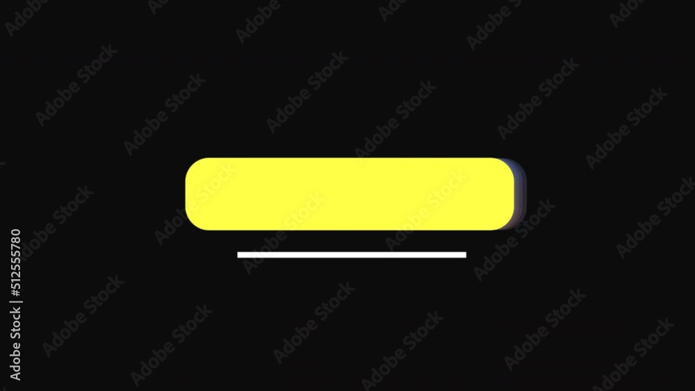 Simple lower third design element animated in 4K 60fps. Elegant video intro, l3rd, news intro animation in high resolution. Design element.