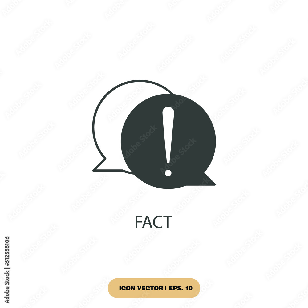 fact icons symbol vector elements for infographic web Stock Vector ...