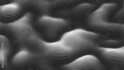 Point wave noise texture. Abstract dot background. Technological cyberspace background.