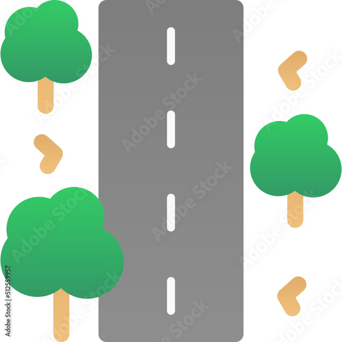 Unsealed Road Icon