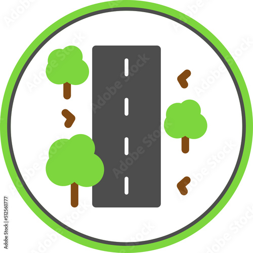 Unsealed Road Icon