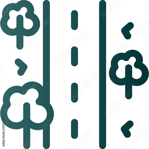 Unsealed Road Icon