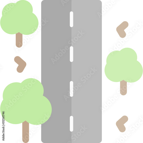 Unsealed Road Icon