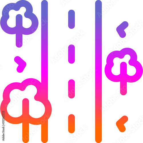 Unsealed Road Icon