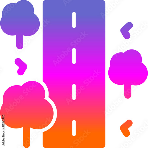 Unsealed Road Icon
