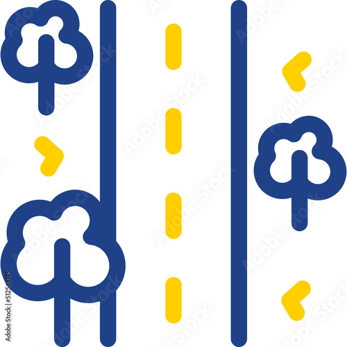 Unsealed Road Icon