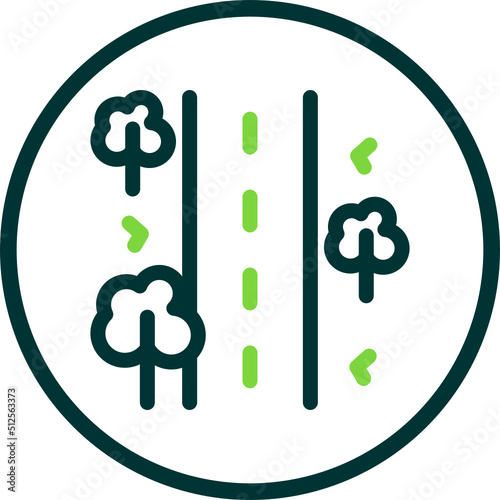 Unsealed Road Icon