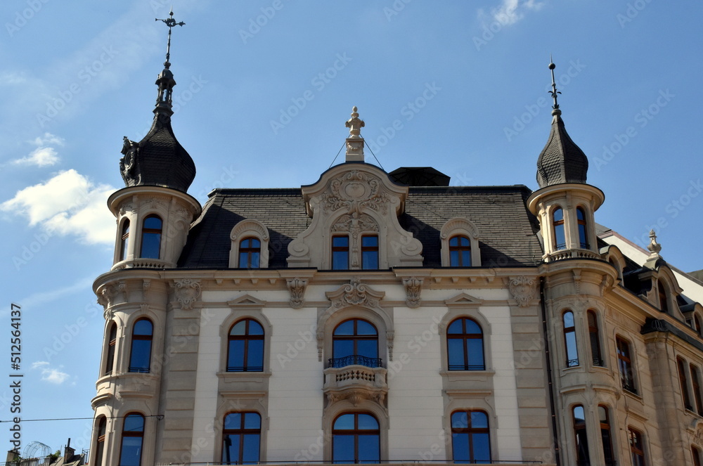 Obraz premium Altbau auf dem Marktplatz in Basel
