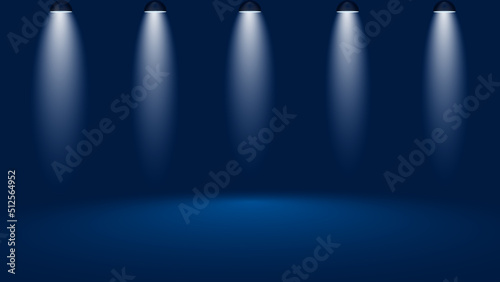 Stage lights, spotlight.
