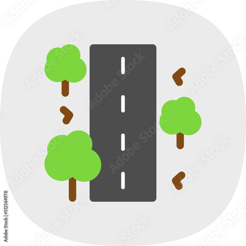 Unsealed Road Icon