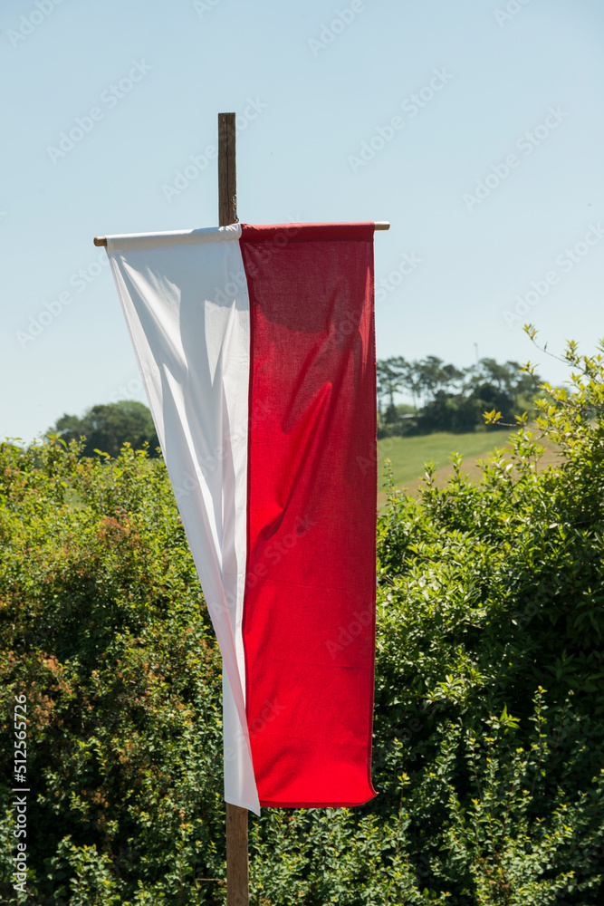 Rot - Weisse Flagge Stock Photo | Adobe Stock