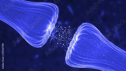 Neuronal and synapse activity animation