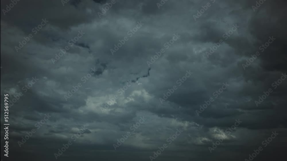 Sky with dark storm clouds. Powerful rain clouds portend a threat. Sky with dark storm clouds. Powerful rain clouds portend a threat.