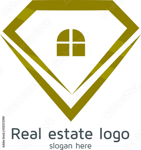 real estate logo for brand and rental company