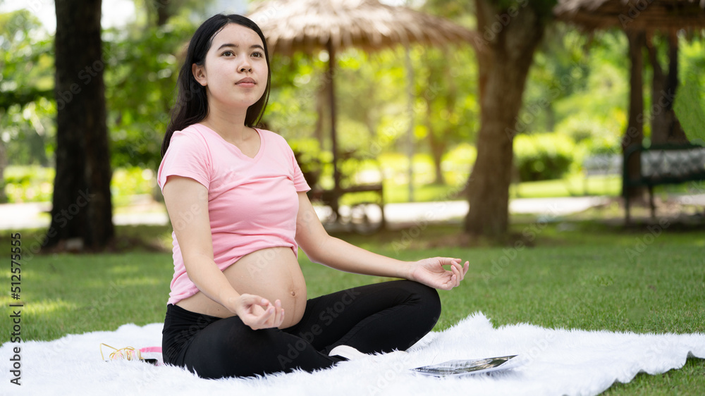 Pregnant woman touching belly in the City Park, Pregnant Relaxing and exercise, Beautiful tender mood photo of pregnancy Pregnant woman touching belly in the City Park, Pregnant Relaxing and exercise, Beautiful tender mood photo of pregnancy