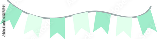 Party attribute Vector illustration on white background