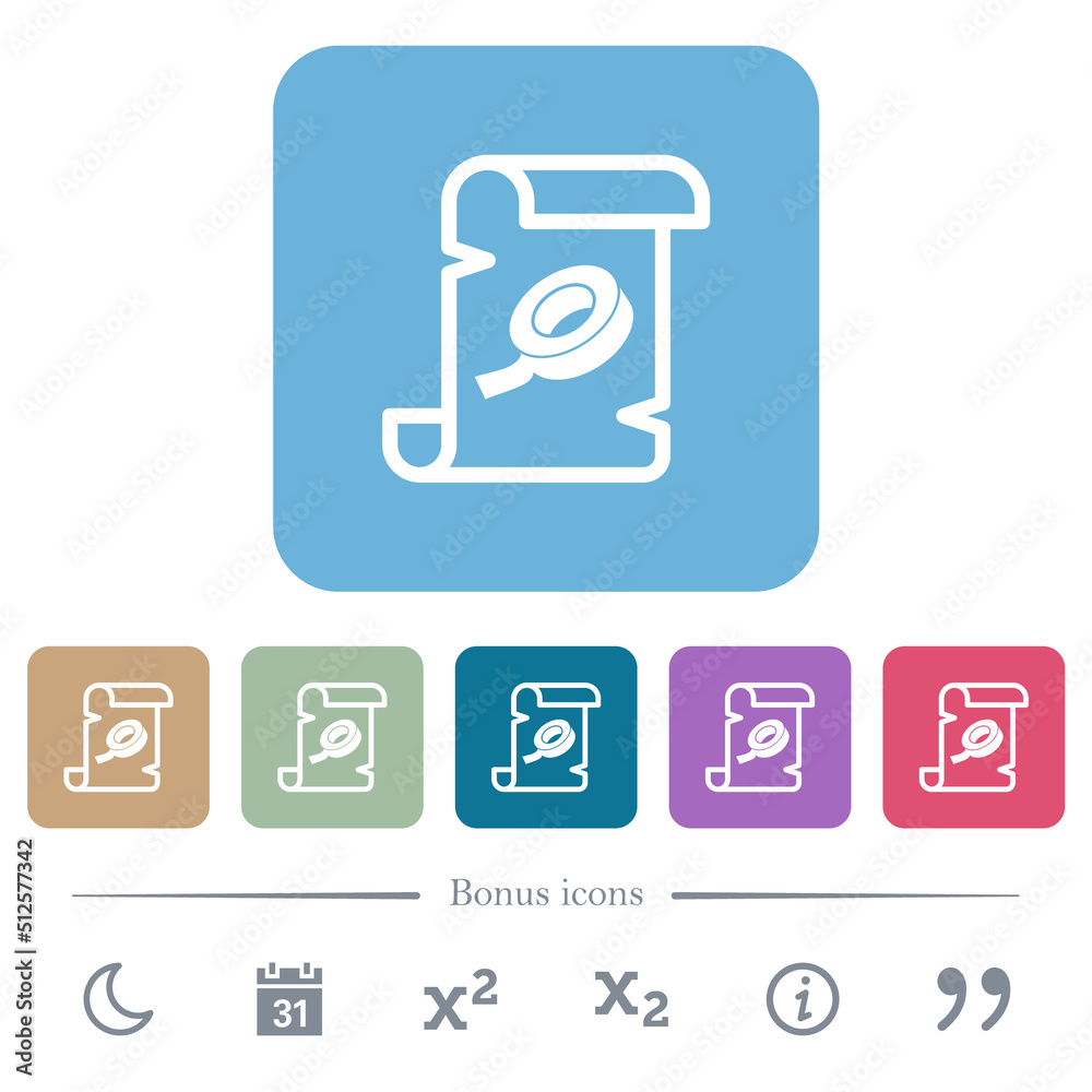 Script patch flat icons on color rounded square backgrounds Script patch flat icons on color rounded square backgrounds
