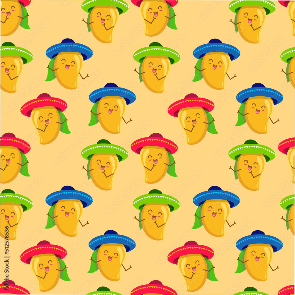 cute mango pattern cute mango pattern