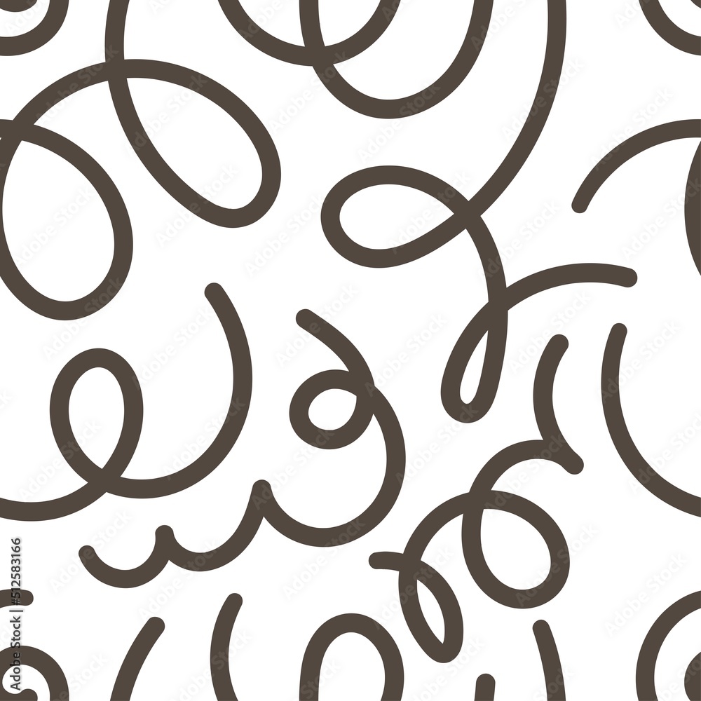 Abstract seamless pattern on white background. Doodle sea wallpaper. Line art waves print. Abstract seamless pattern on white background. Doodle sea wallpaper. Line art waves print.