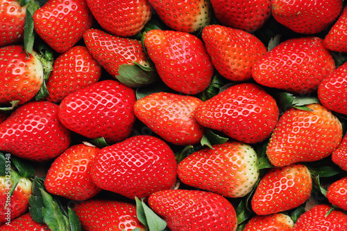 Bright ripe fresh strawberry background	