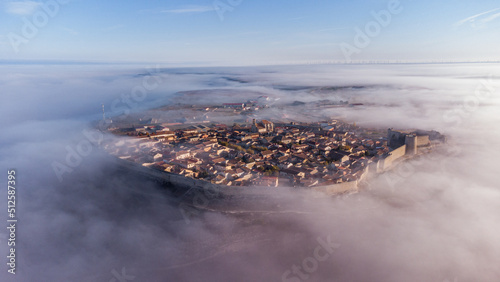 Mar de nubes desde URUEÑA (VALLADOLID)