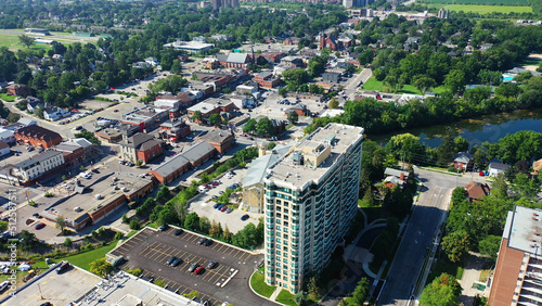 Aerial view of Milton, Ontario, Canada on fine morning © Harold Stiver