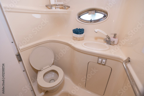 yacht interior bathroom