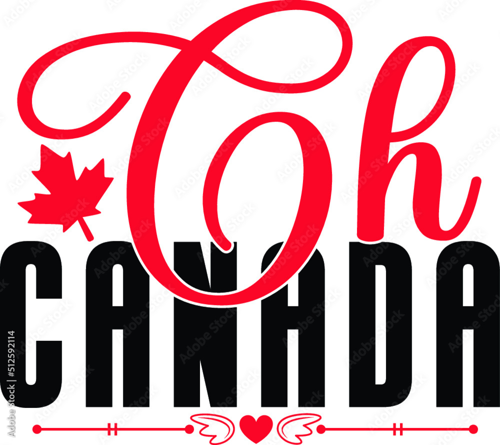 Canada SVG, Canada Day svg, Canadian love svg, Canada word art svg