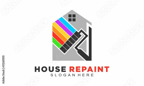 Luxury house repaint logo design