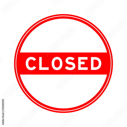 Free Download Red color round seal sticker in word closed on white background - GFXLoad