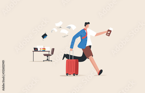 4 day work week. reduced hour working model. working smarter to produce better. work and travel. take annual leave. Employees prepare for vacation.
