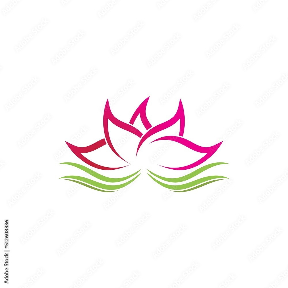 Beauty Vector lotus icon Beauty Vector lotus icon