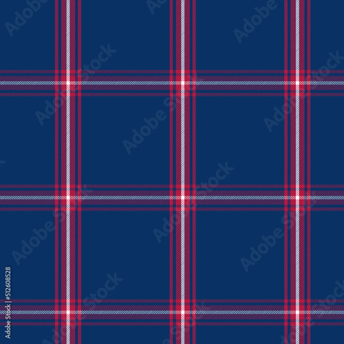 Plaid Seamless. Pastel gingham pattern. Background for memory day, independens usa. Wallpaper, blanket. photo