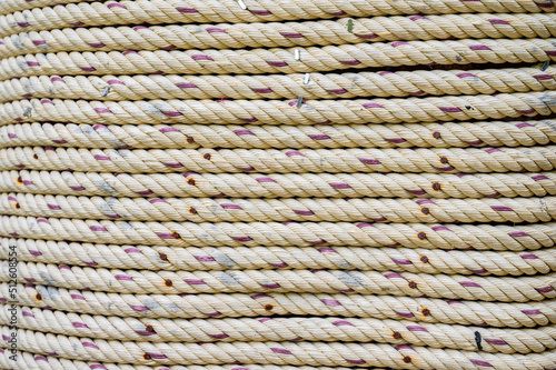 Konstfotografi Close up of seamless and pattern of rope